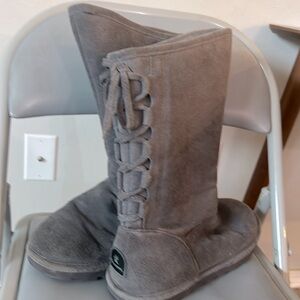 Calf length,super soft inside,  perfect with skinny jeans or leggings